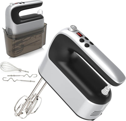 9-Speed Digital Hand Mixer Electric