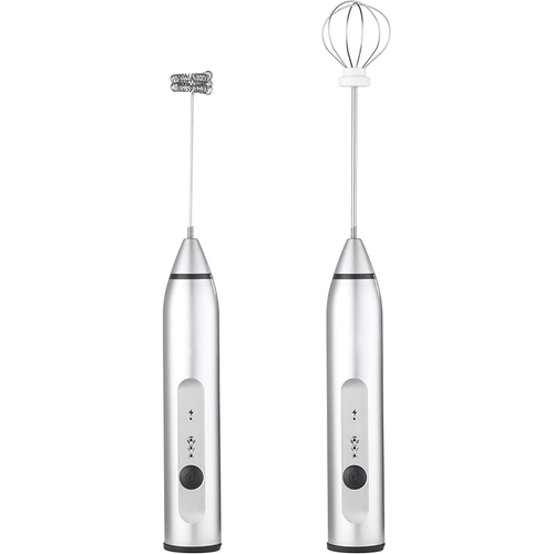 Electric Whisk Milk Frother with 2 Whisks