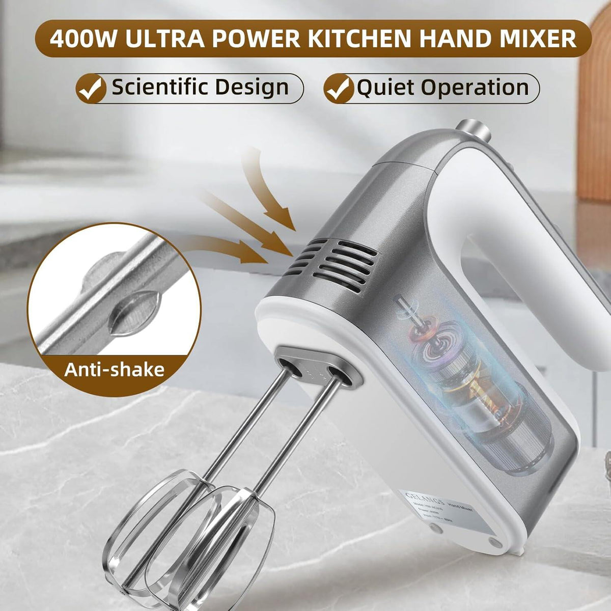 Hand Mixer with Turbo Boost - 5-Speed
