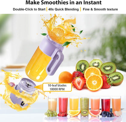Portable Blender for Smoothies,  Protein Shake Smoothie Blender