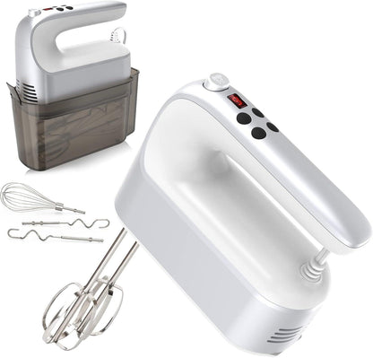 9-Speed Digital Hand Mixer Electric