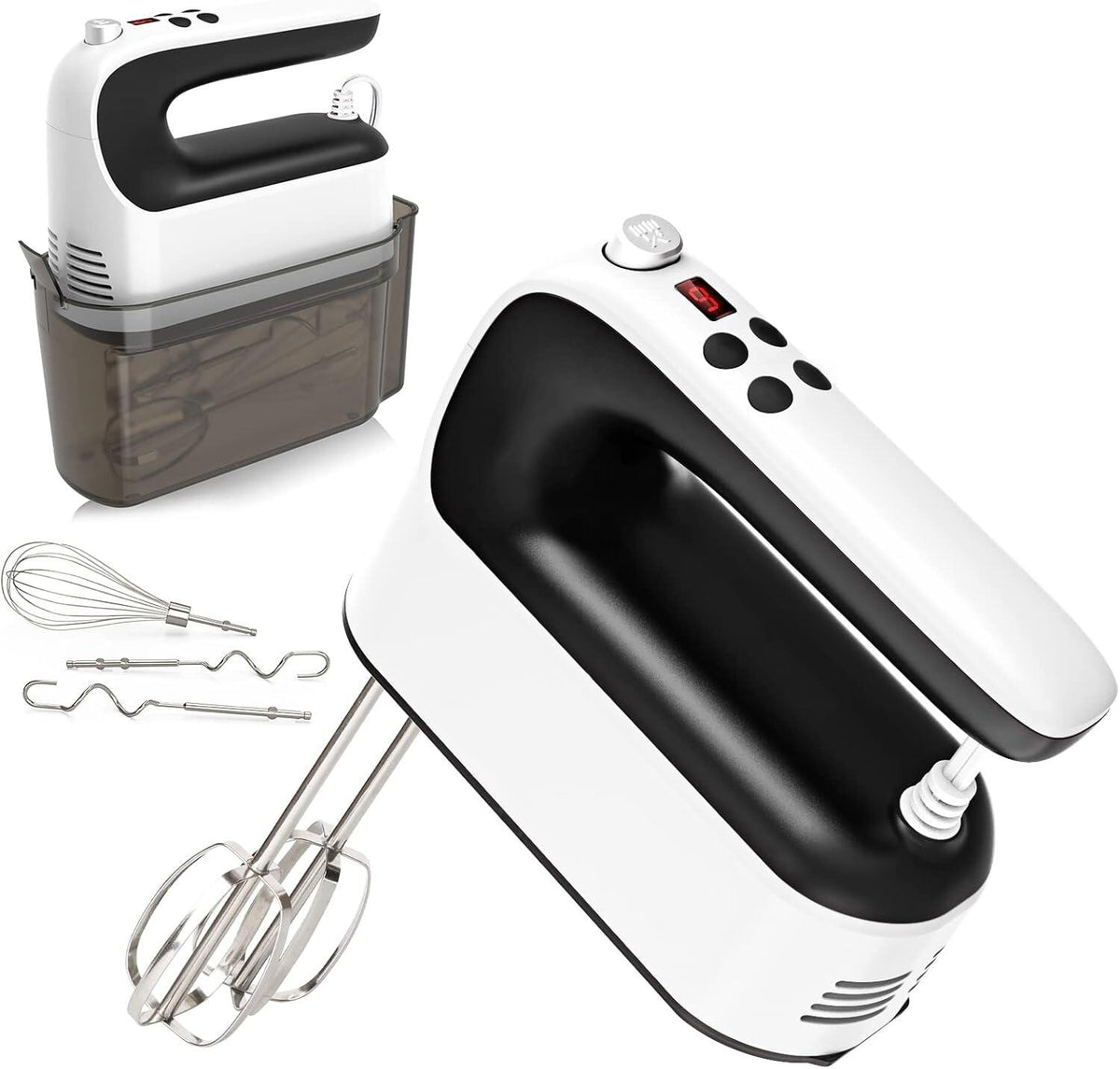 9-Speed Digital Hand Mixer Electric