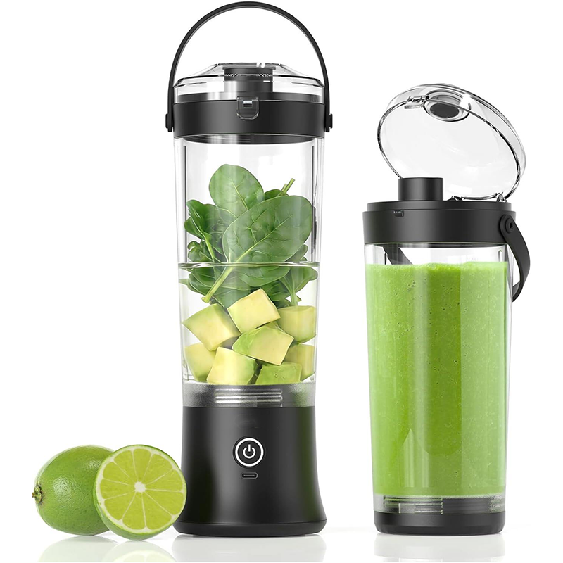 Portable Blender with Drinking Lid, Cordless Blender for On-the-Go