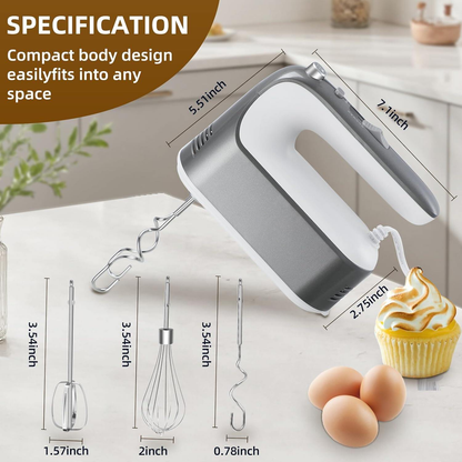 Hand Mixer with Turbo Boost - 5-Speed
