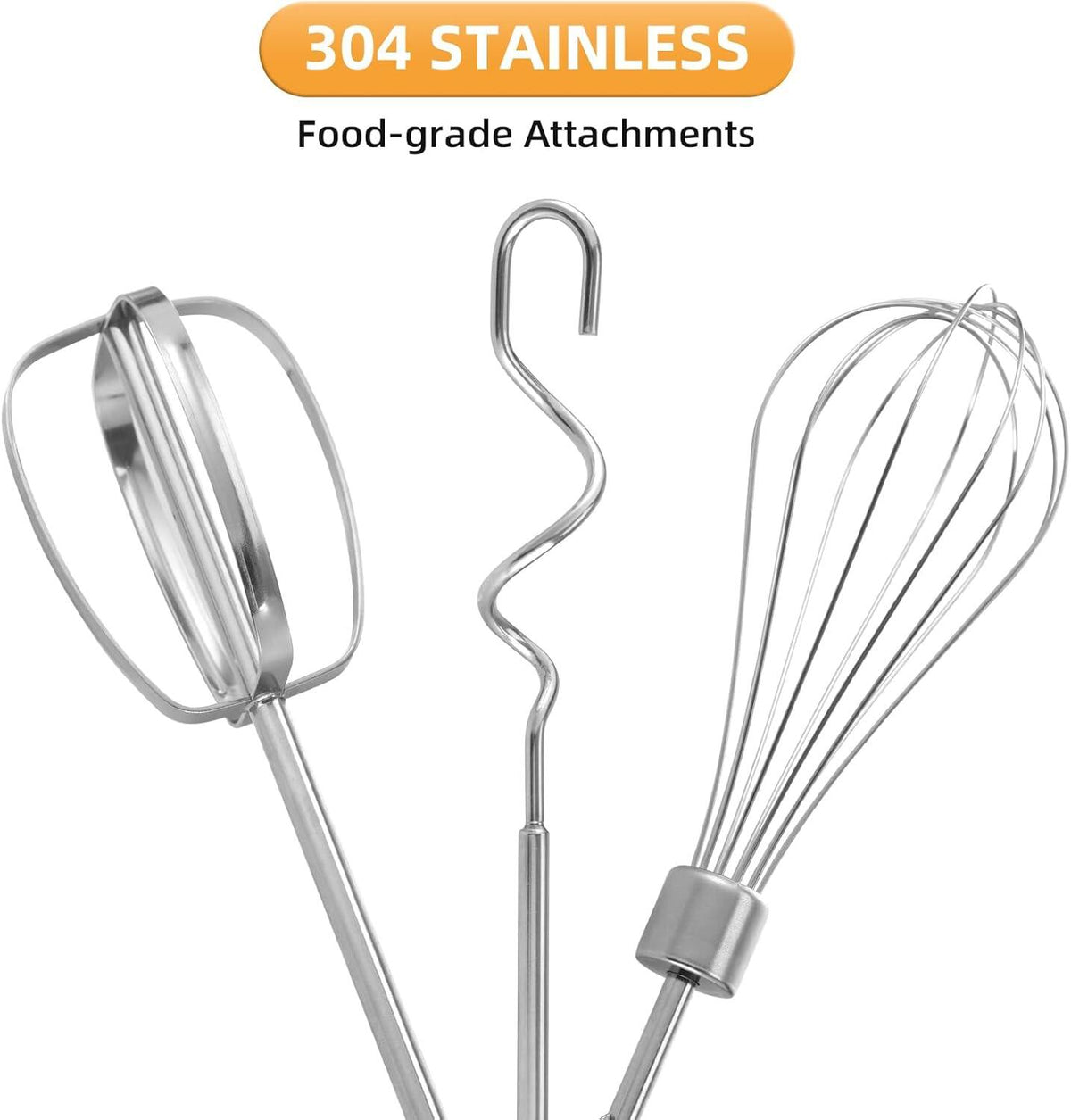 Hand Mixer, 5-Speed Electric with Turbo Boost
