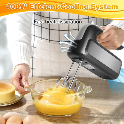 5-Speed 400W Hand Mixer Electric Handheld