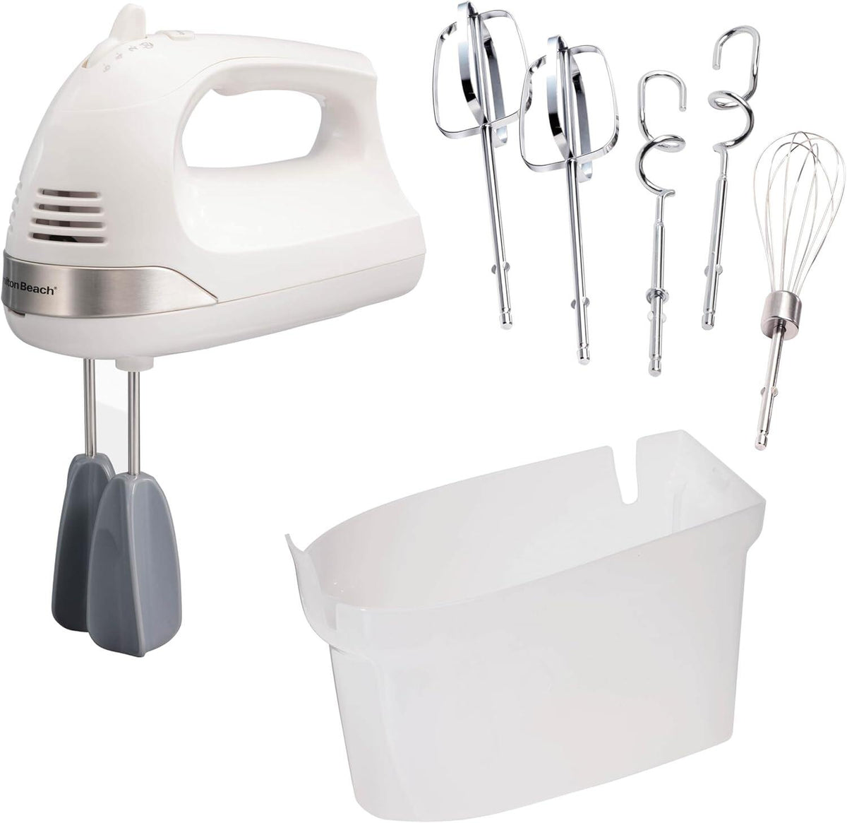 6-Speed Electric Hand Mixer with Whisk