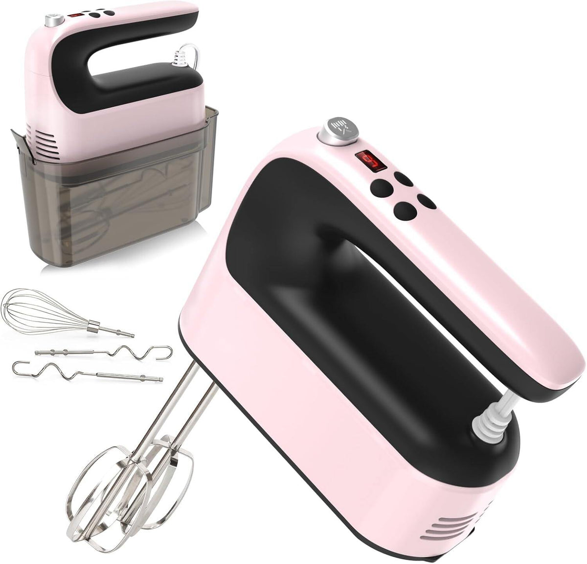 9-Speed Digital Hand Mixer Electric