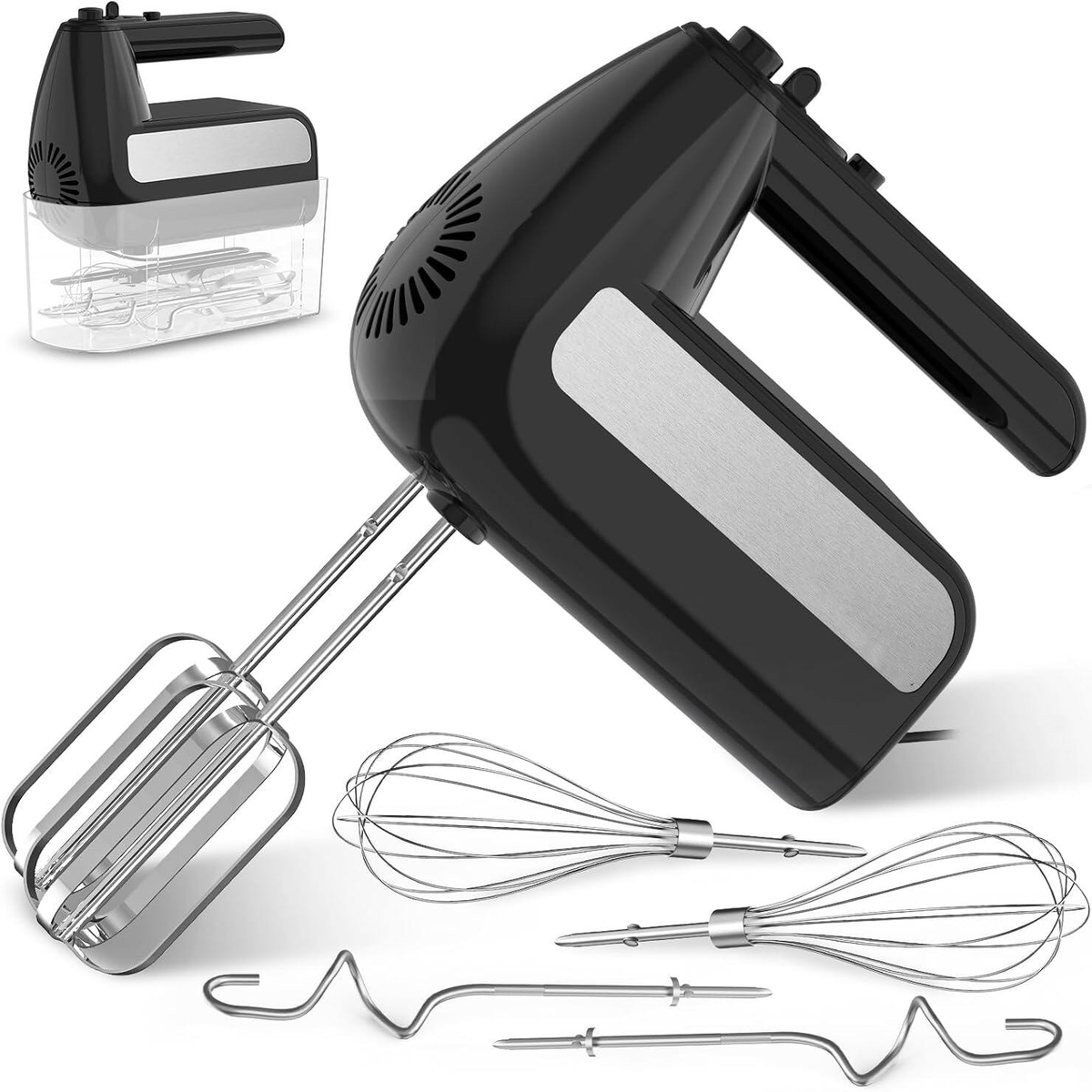 5-Speed Electric Hand Mixer, 800W Handheld Mixer