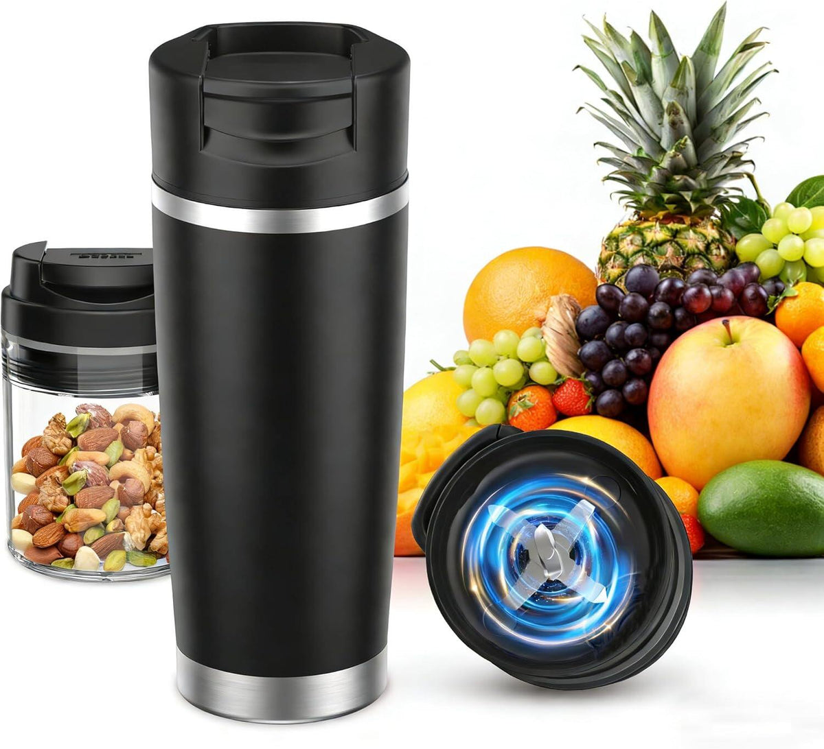 Portable Personal Blender  Vacuum Cup Cordless Blende